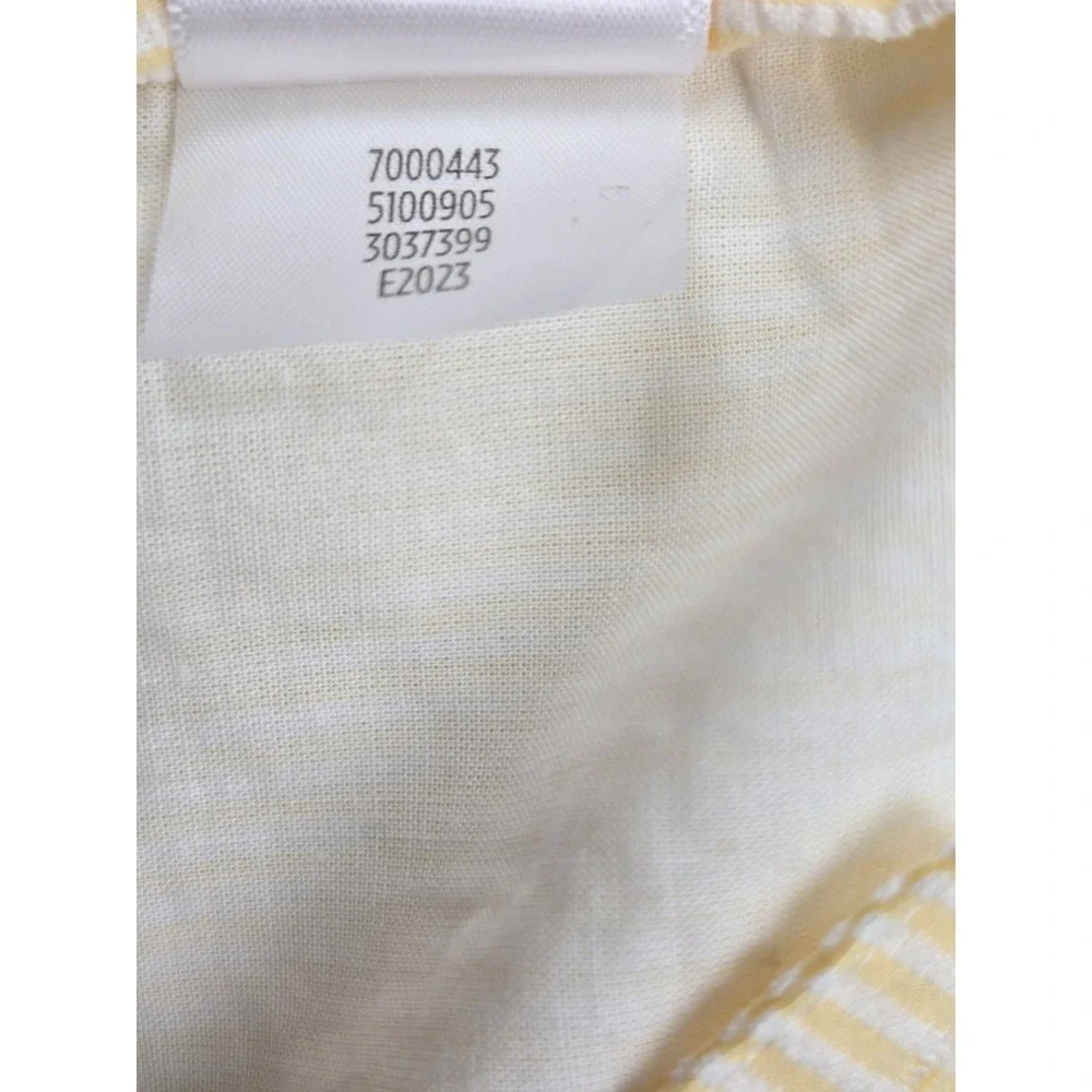 Gymboree Girls Embroidered bunny Seersucker Jumper‎ Yellow Size 7